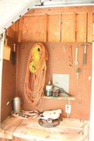 Lot #4223 - Tool lot” Extension cords, Ridgid