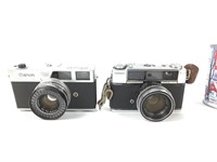 Caméras Yoshica LYNX-1000 & Canon Canonet