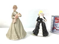Figurines de porcelaine Enesco & Napeo, Japan
