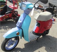 Honda Spree Moped Note: Recent carb cleaning,