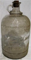 1 Gal White House Vinegar Embossed Jug w/Cork