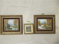 3 Oil Paintings