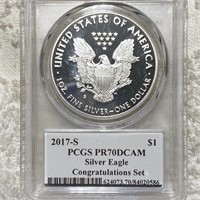 2017-S Silver Eagle PCGS - PR 70 DCAM