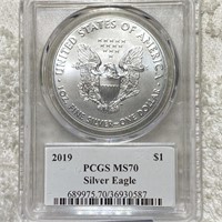 2019 Silver Eagle PCGS - MS70