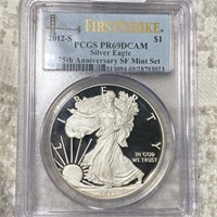 2012-S Silver Eagle PCGS - PR 69 DCAM