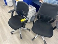 ASSORTED BLACK OFFICE CHAIRS (LOCATED IN MIAMI