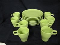 Green Ikea Plate/Mug Set