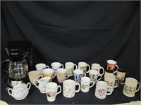 Coffee Maker & Mugs