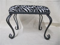 Zebra Print Stool