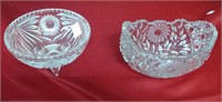 Crystal Bowl Lot of 2