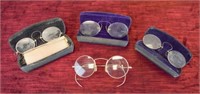 Group of Vintage Eyeglasses