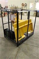 TMG Industrial Skid Steer Hydraulic Post Driver,