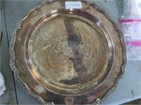 ROUND SILVER TRAY
