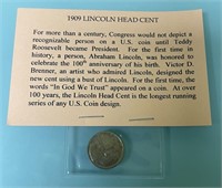 1909 LINCOLN HEAD CENT