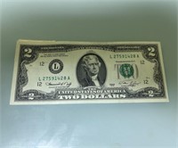 1976 2 Dollar Bill