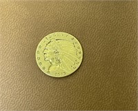 1913  $ 2.50 Indian  GOLD COIN