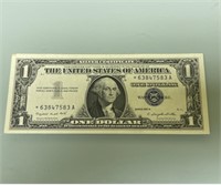 1957 A UNC. STAR NOTE