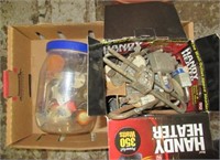 Assorted padlocks and keys