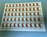 OLYMPIC GAMES MONTRAL 1976 SHEET OF STAMPS