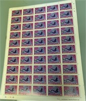 CAPRICORN SHEET OF STAMPS