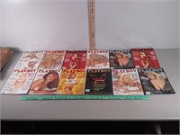 12 playboy magazines, 1993, 1994, 1995, 1996