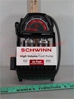Schwinn high volume foot pump