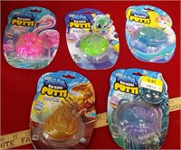 Brainy Putty Slime Lot of 5