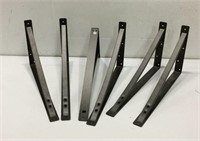 Metal Shelf Brackets - 3 Pair K14G