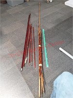 Bamboo fishing poles