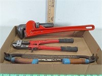 Pipe Wrench, Bolt Cutters & more