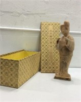 Vintage Antique Asian Figurine with Box K13C