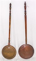 Antique Copper & Brass Warming Pans