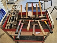 Hammers, mallets and levels