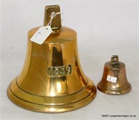 Antique Brass Ships Bell Inscribed 1839