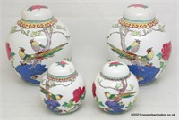 Jingdezhen Porcelain Ginger Jars and Covers