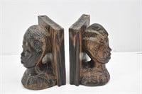 Vintage African Nigerian Hardwood Tribal Bust
