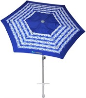 AMMSUN 8ft Commercial Grade Patio Beach Umbrella