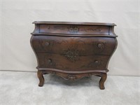 3 DRAWER FLORAL HALL CHEST: