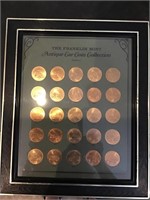 Antique car coin collection