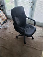Pleather office chair