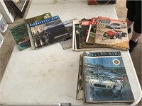 Vintage car magazines