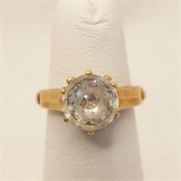 10K Gold Ring w/ Paste Stone