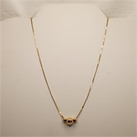 14K Necklace w/ Beads