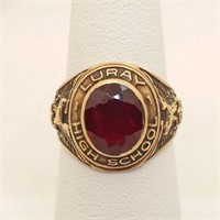 10K 1956 Luray HS Ring w/ Ruby
