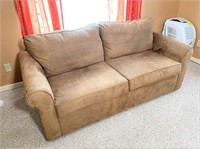 newer micro fiber sleeper sofa- see description