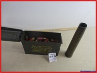 AMMO CAN FULL OF 12 GA SHOT SHELLS & BRASS ROUND