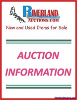 ONLINE AUCTION INFORMATION