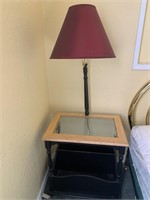 Nightstand with light and Book space