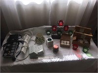 Collection of outlet plugins & decorative candles