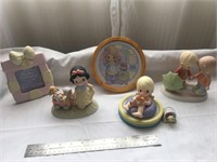 Collection of 5 Precious Moments pieces